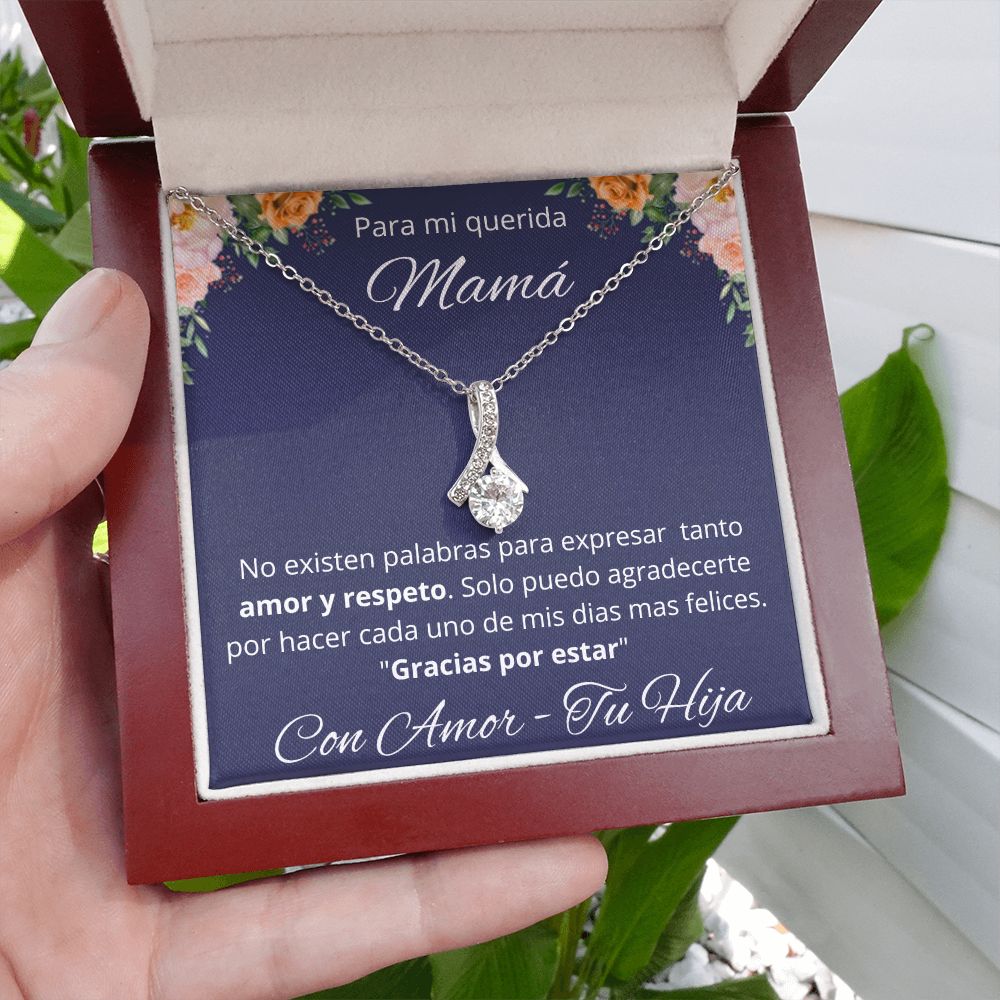 Regalo Para Mi Querida Mama Collar de Regalo Para Mujer Regalo Madre e Hija