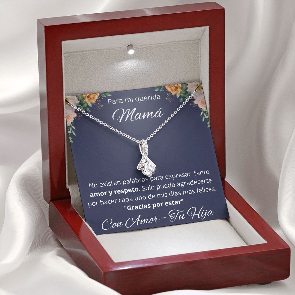 Regalo Para Mi Querida Mama Collar de Regalo Para Mujer Regalo Madre e Hija