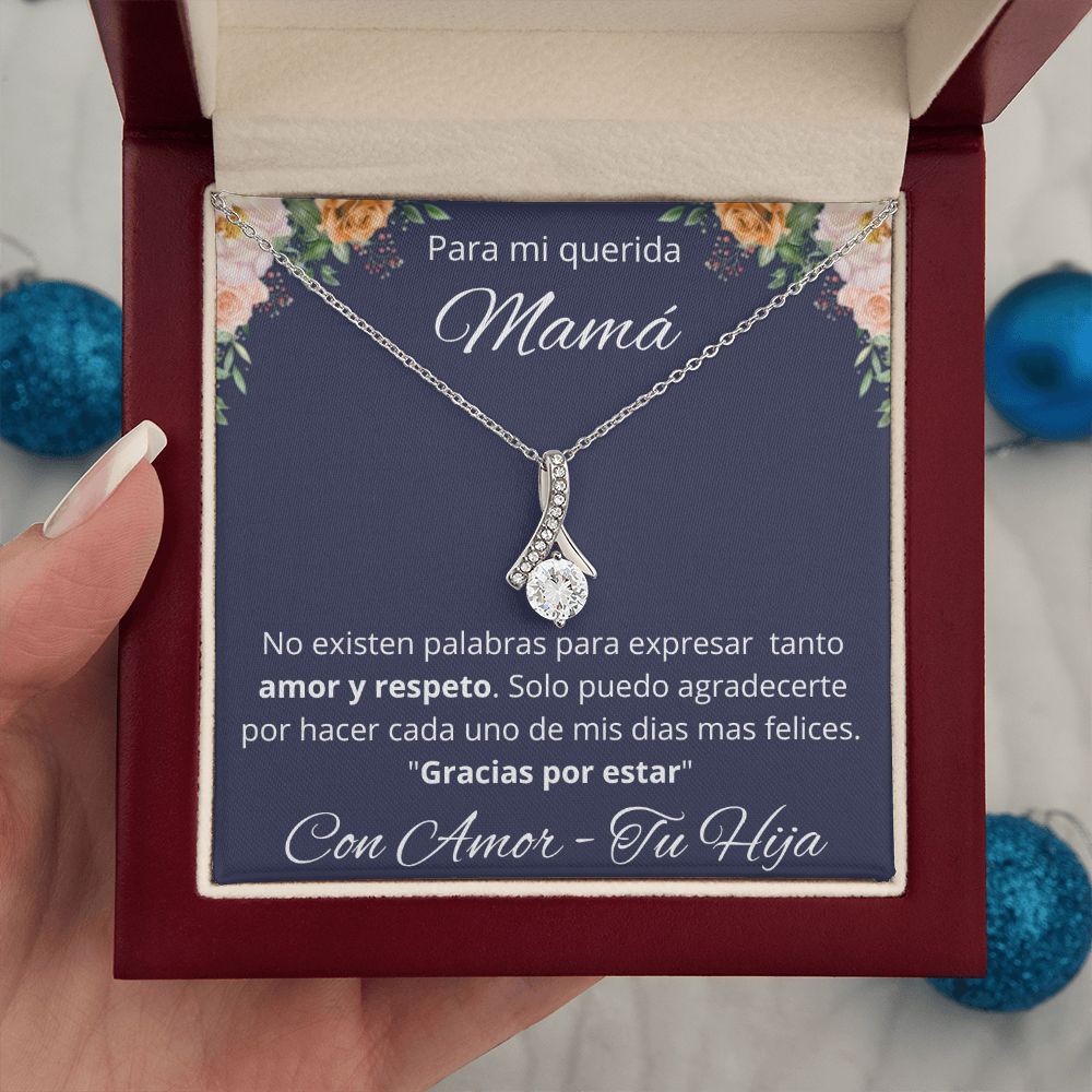 Regalo Para Mi Querida Mama Collar de Regalo Para Mujer Regalo Madre e Hija