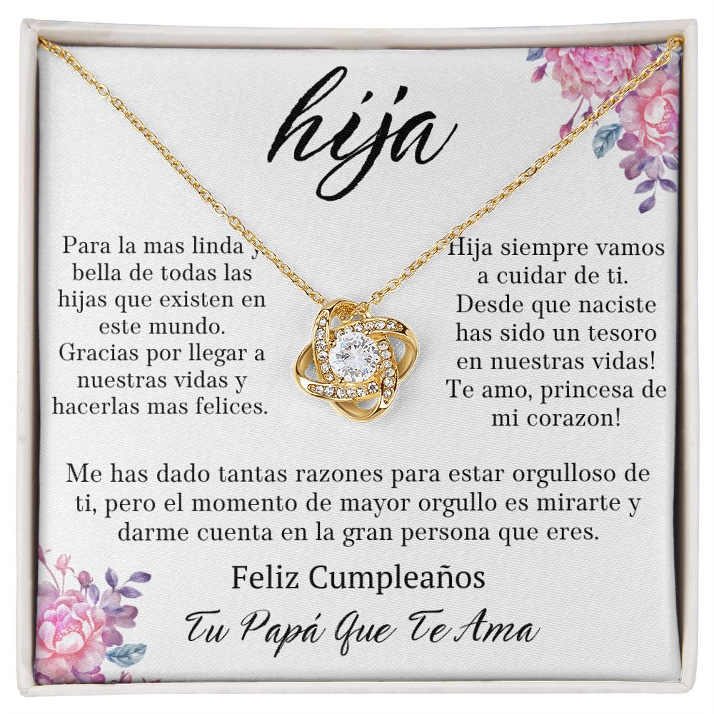 Regalo Para Hija De Padre Para Hija Regalo Para Mi Hija Collar Para Mi Hermosa Hija Joyeria Regalo De Cumpleaños Para Mujer Mensaje Personalizado Father Daughter Gift