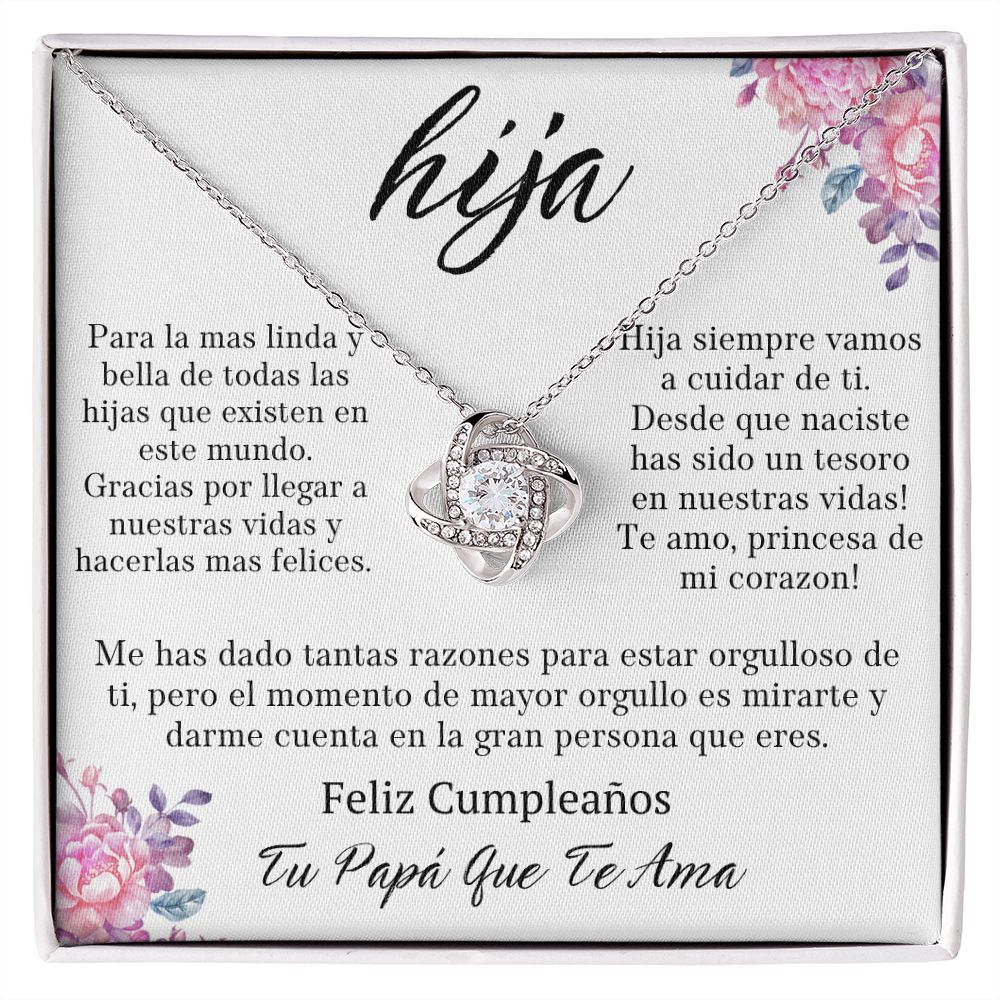 Regalo Para Hija De Padre Para Hija Regalo Para Mi Hija Collar Para Mi Hermosa Hija Joyeria Regalo De Cumpleaños Para Mujer Mensaje Personalizado Father Daughter Gift