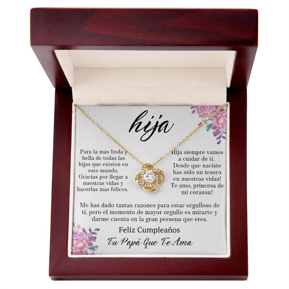 Regalo Para Hija De Padre Para Hija Regalo Para Mi Hija Collar Para Mi Hermosa Hija Joyeria Regalo De Cumpleaños Para Mujer Mensaje Personalizado Father Daughter Gift