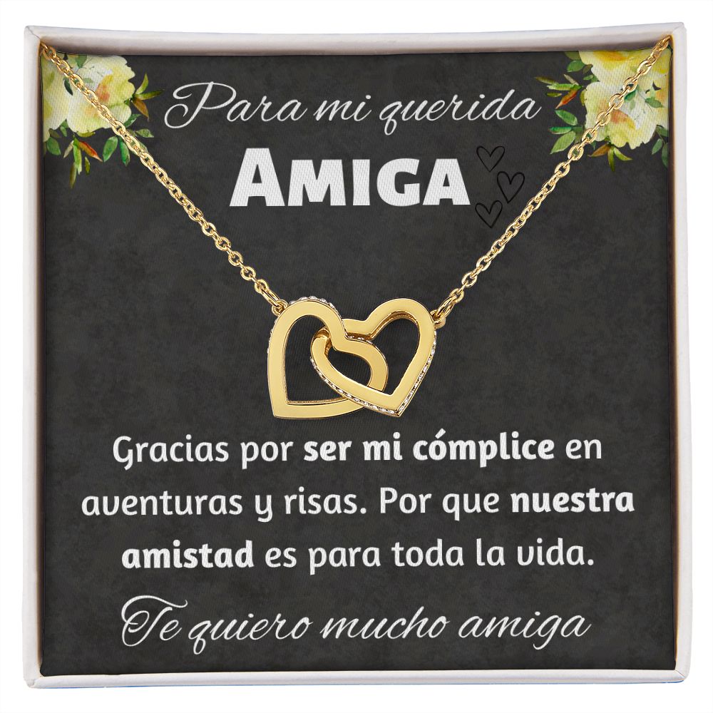 Regalo Para Amiga Collar de Corazones Joya Para Mujer Regalo Cumpleaños Para Mejor Amiga