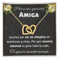 Regalo Para Amiga Collar de Corazones Joya Para Mujer Regalo Aniversario, Cumpleaños, Aniversario De Boda, Graduación Regalos Para Mi Mejor Amiga