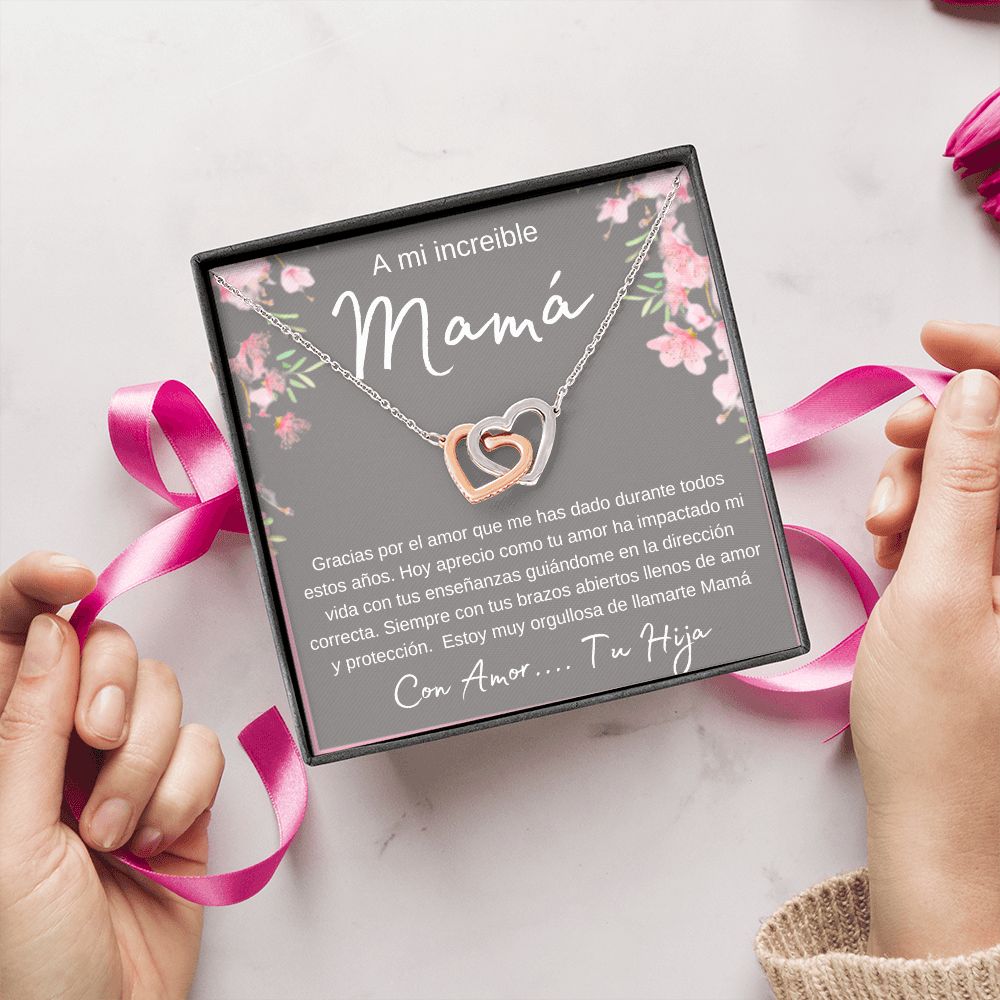 Regalo Para Madre, Mamá, Día De La Madre, Cumpleaños, Día De La Mujer, Madre E Hija Collar De Regalo Para Dia De Las Madres, Joyeria Para Mamá