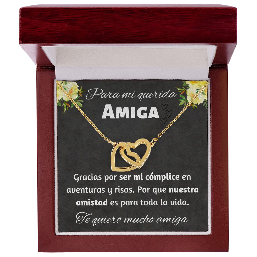 Regalo Para Amiga Collar de Corazones Joya Para Mujer Regalo Cumpleaños Para Mejor Amiga