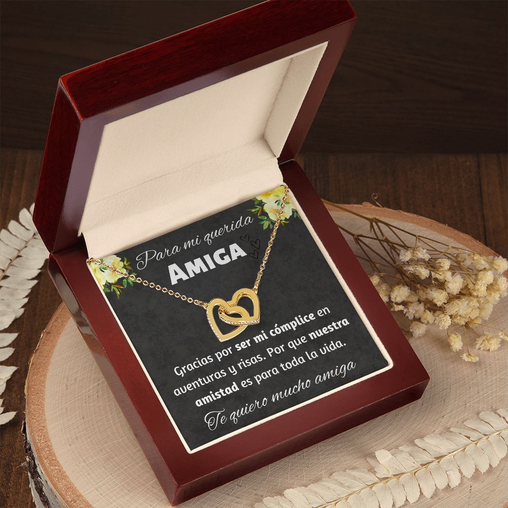 Regalo Para Amiga Collar de Corazones Joya Para Mujer Regalo Cumpleaños Para Mejor Amiga