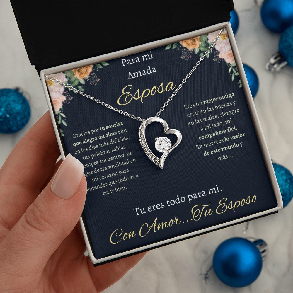 Regalo Para Esposa Collar De Corazon