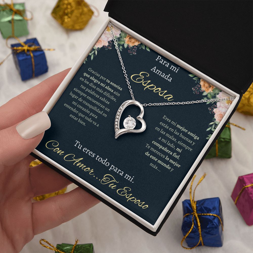 Regalo Para Esposa Collar De Corazon