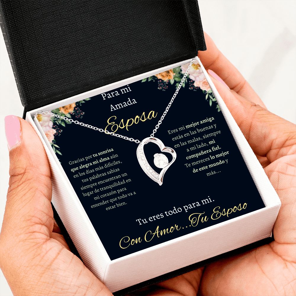 Regalo Para Esposa Collar De Corazon