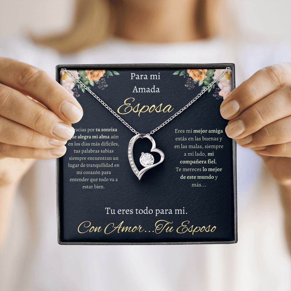 Regalo Para Esposa Collar De Corazon