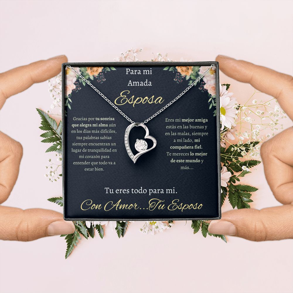 Regalo Para Esposa Collar De Corazon