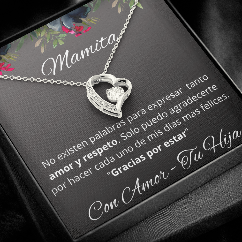 Regalo Para Mamá Collar Para Mujer Con Mensaje Personalizado Regalo De Hija Para Mamá