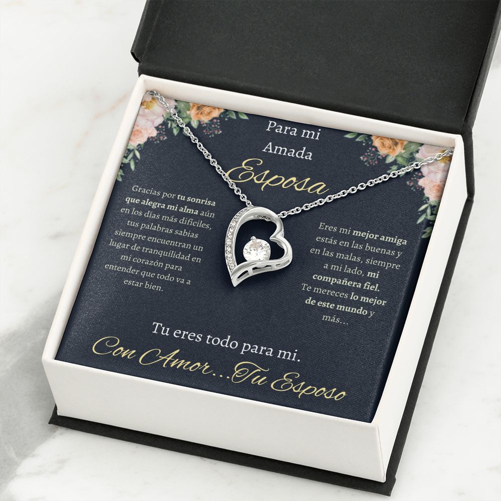 Regalo Para Esposa Collar De Corazon