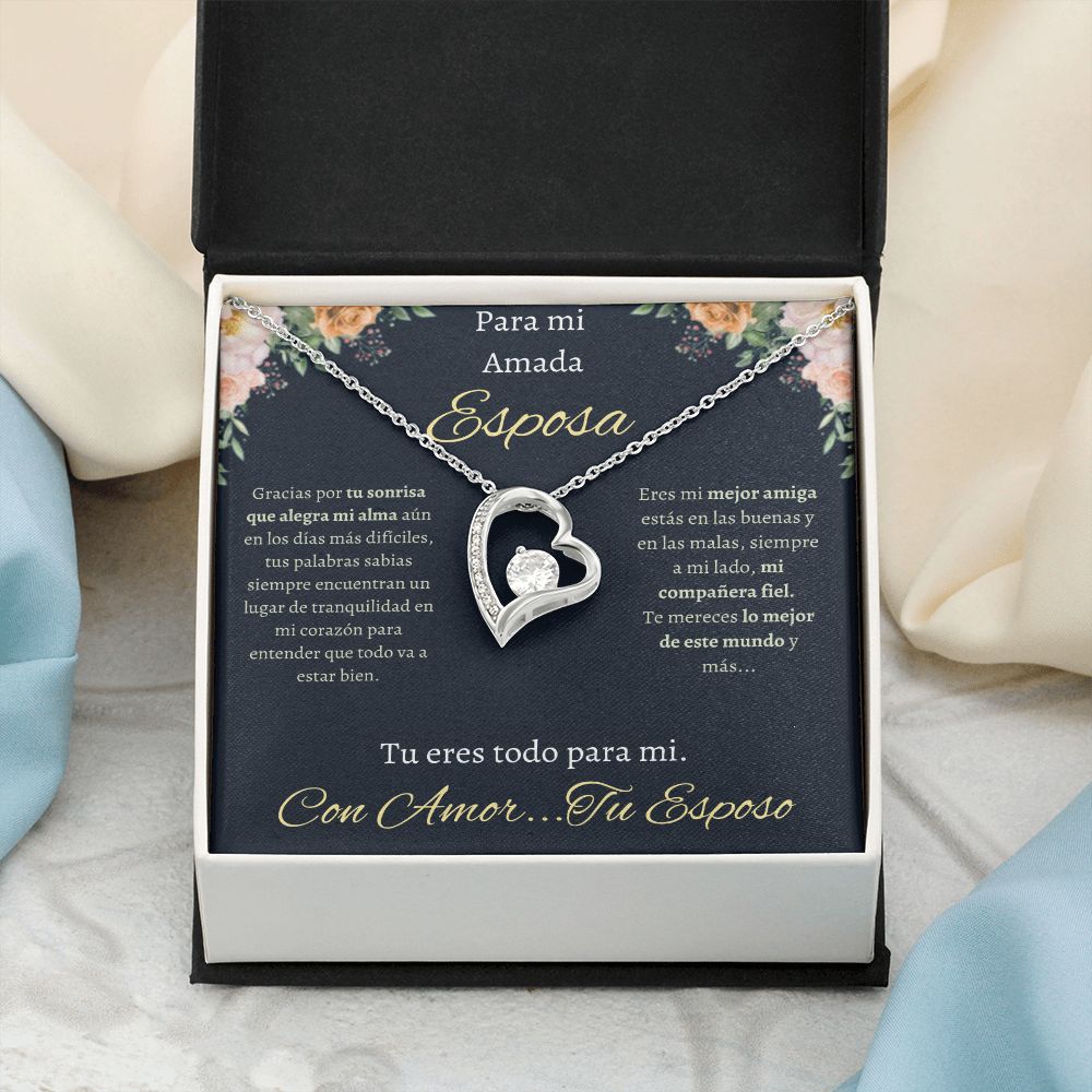 Regalo Para Esposa Collar De Corazon