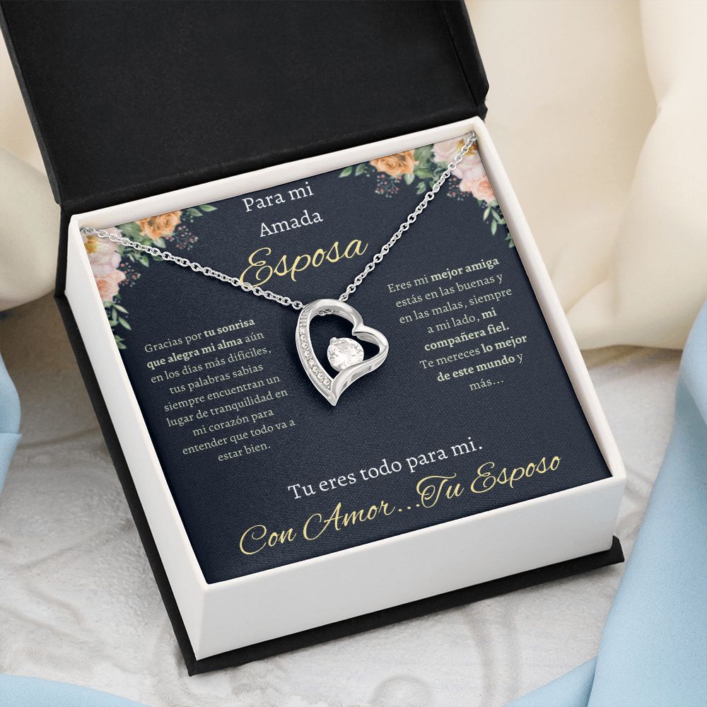 Regalo Para Esposa Collar De Corazon