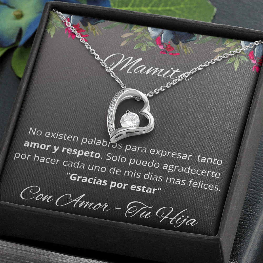 Regalo Para Mamá Collar Para Mujer Con Mensaje Personalizado Regalo De Hija Para Mamá