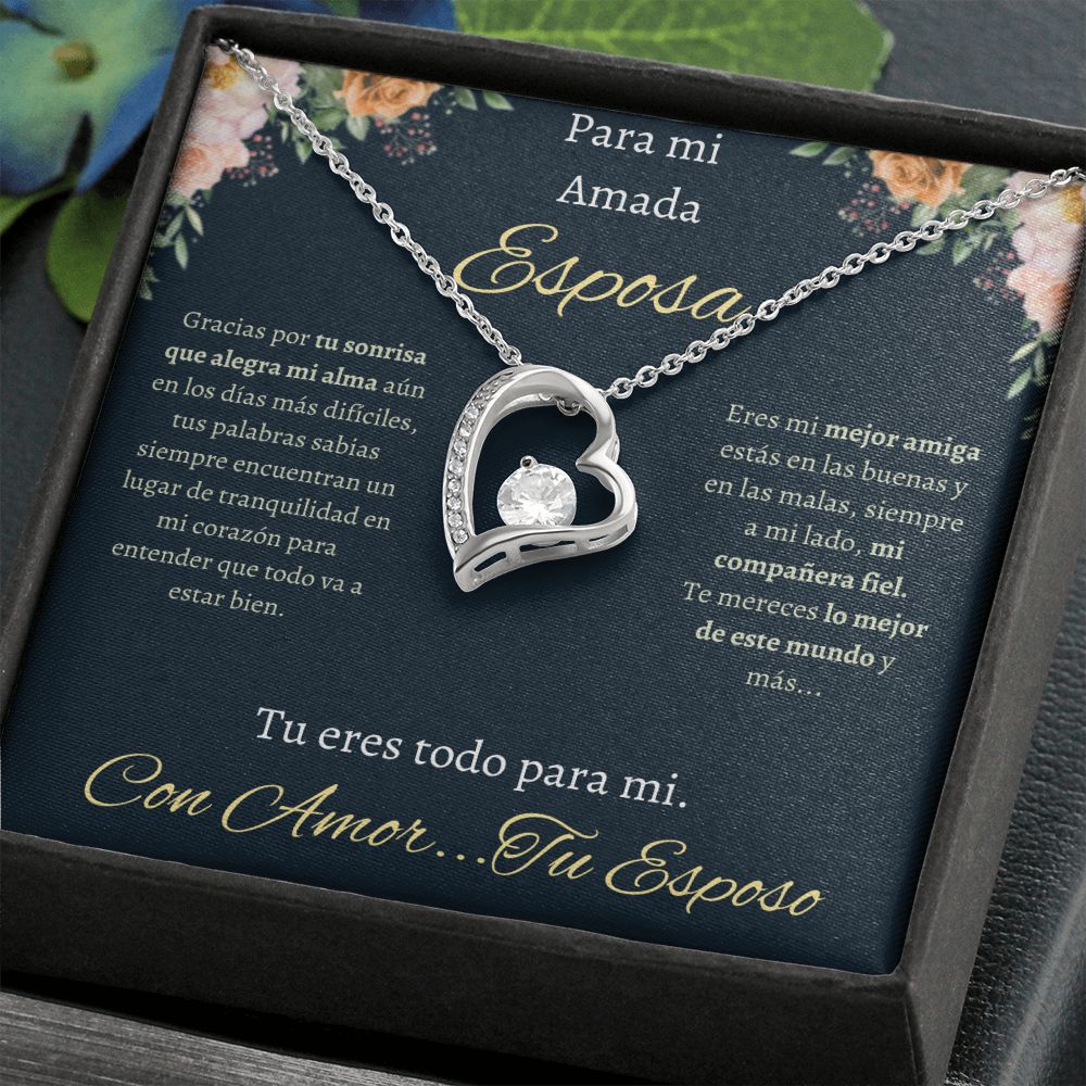 Regalo Para Esposa Collar De Corazon