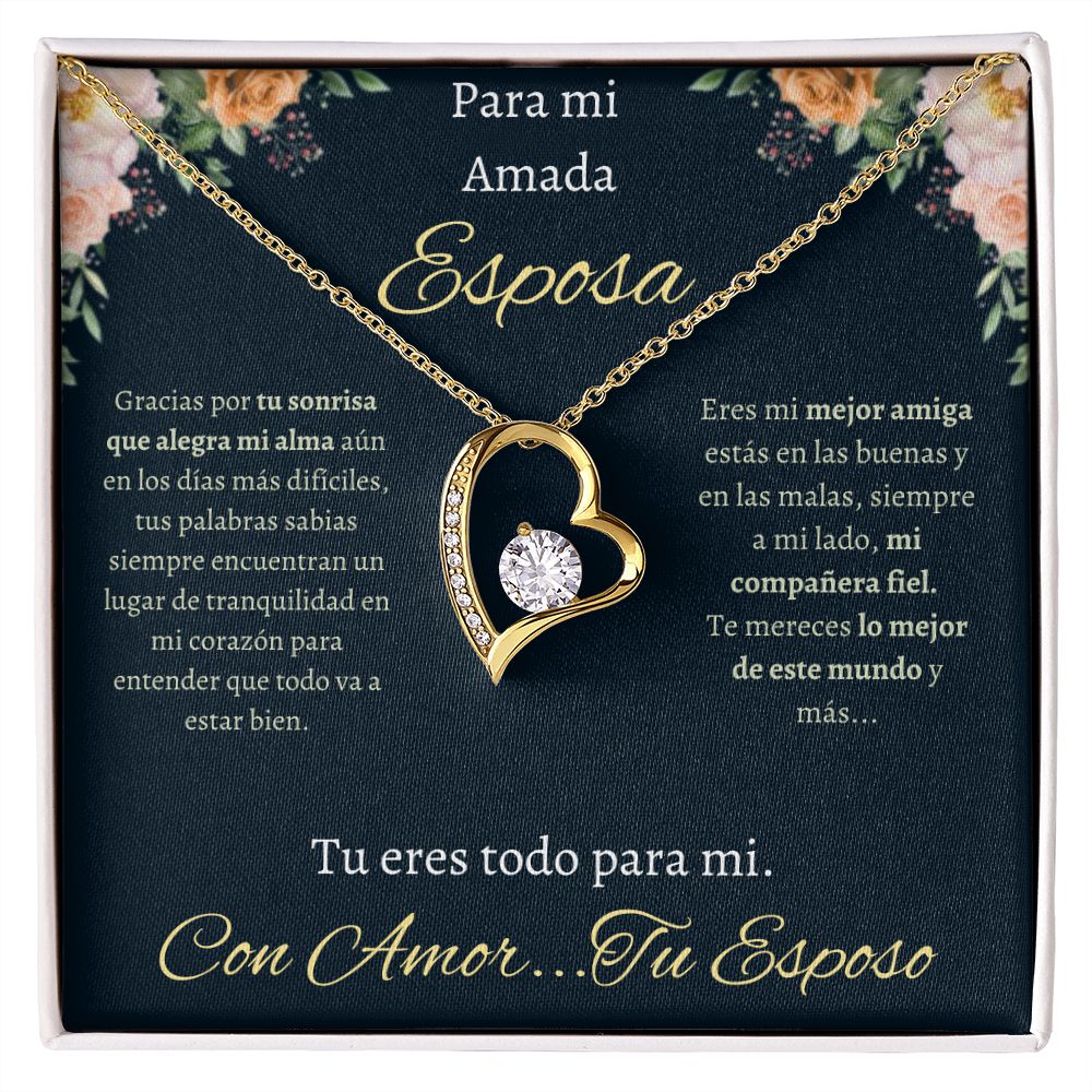 Regalo Para Esposa Collar De Corazon