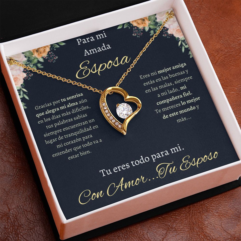 Regalo Para Esposa Collar De Corazon