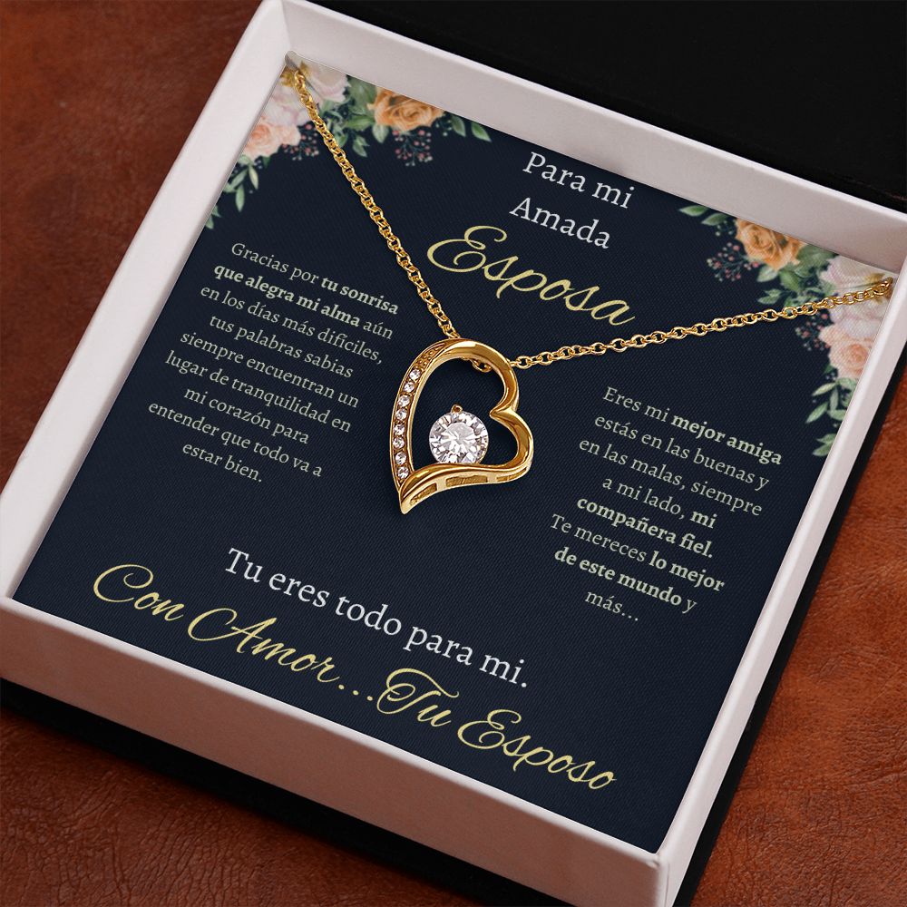 Regalo Para Esposa Collar De Corazon