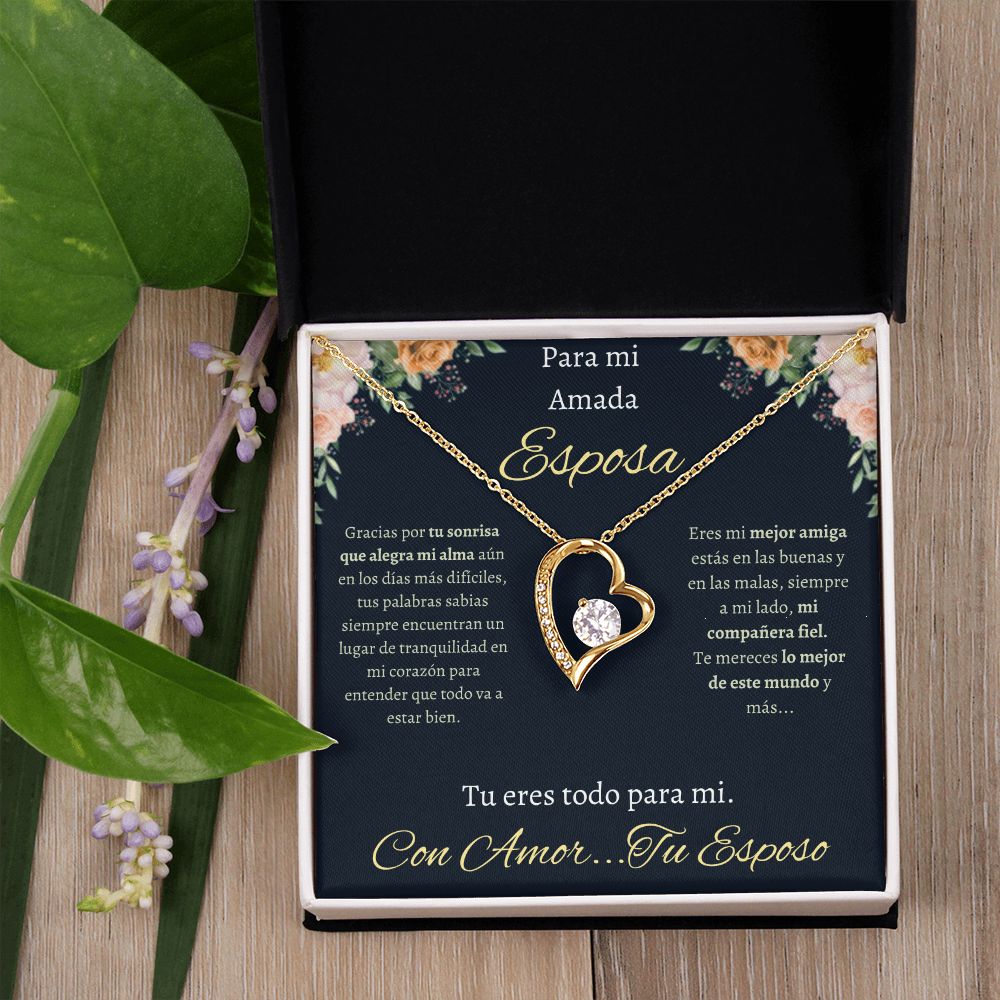 Regalo Para Esposa Collar De Corazon