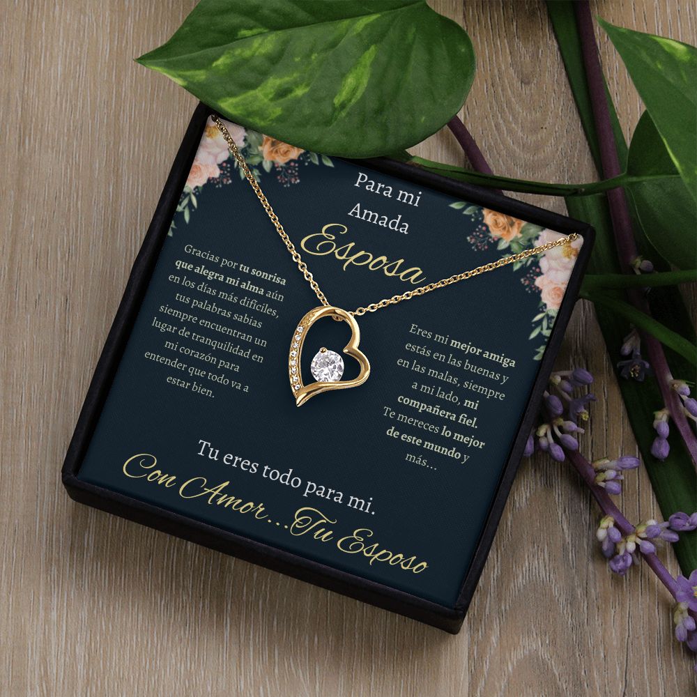 Regalo Para Esposa Collar De Corazon