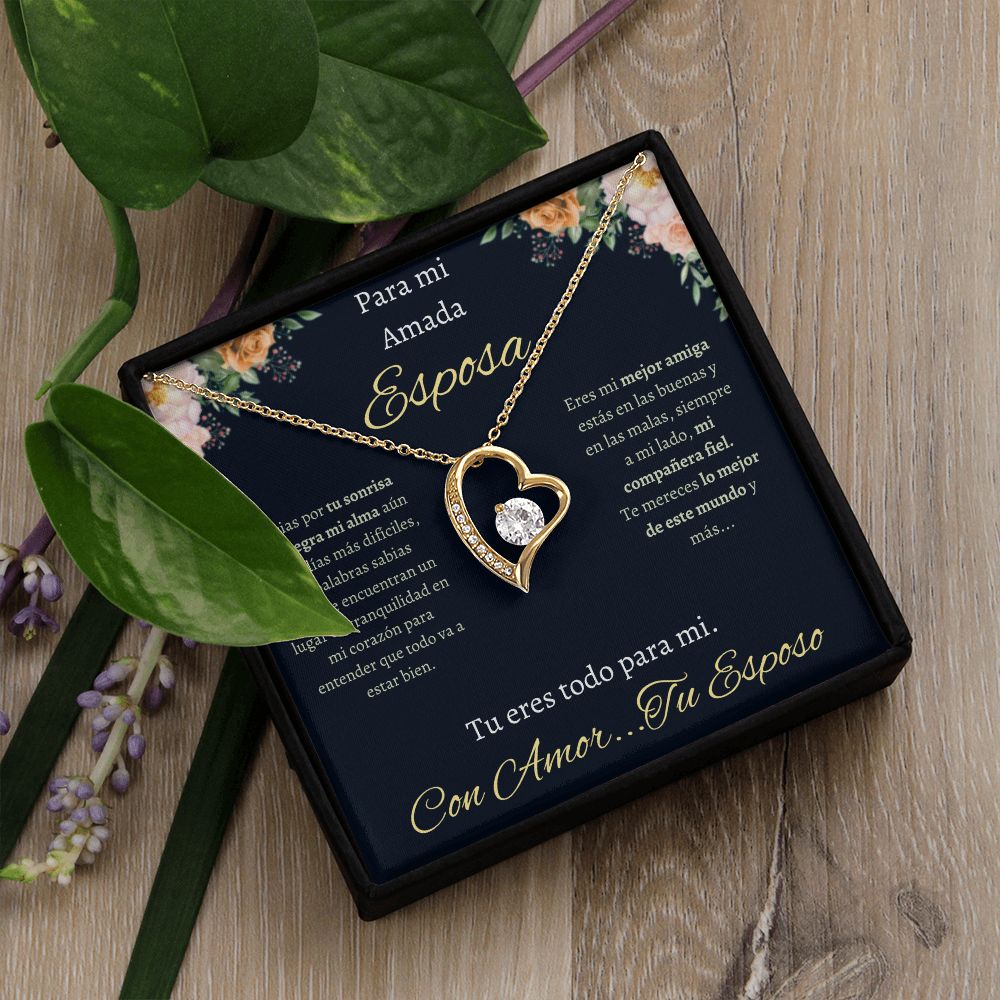 Regalo Para Esposa Collar De Corazon