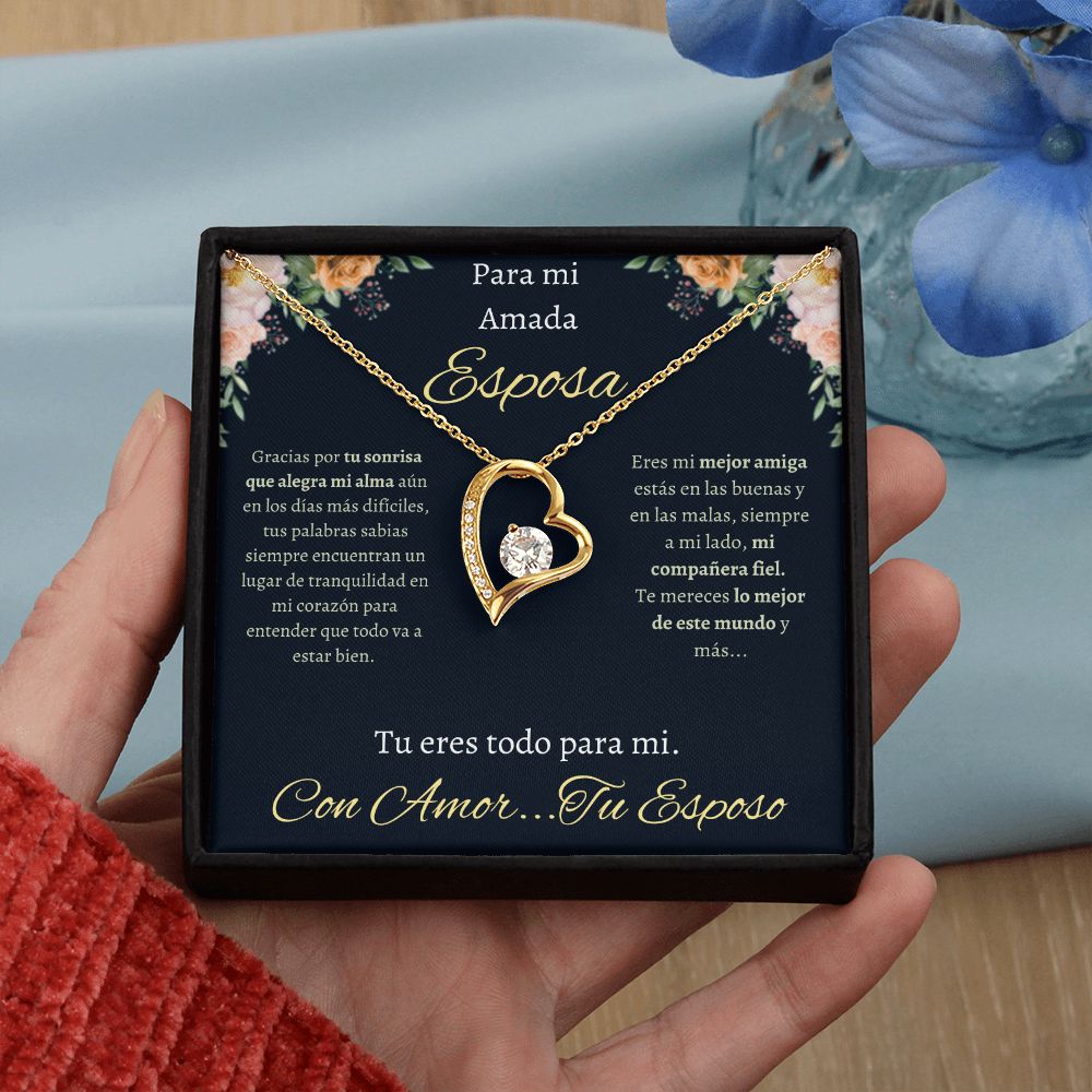 Regalo Para Esposa Collar De Corazon