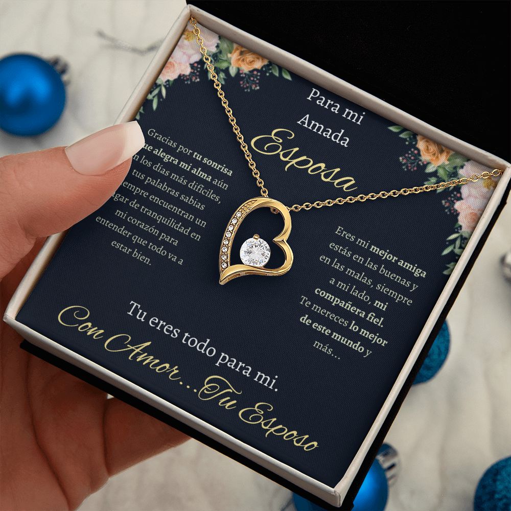 Regalo Para Esposa Collar De Corazon