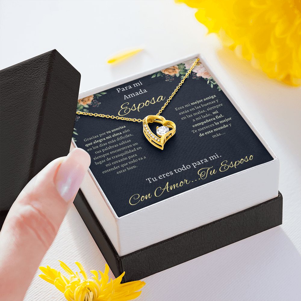 Regalo Para Esposa Collar De Corazon