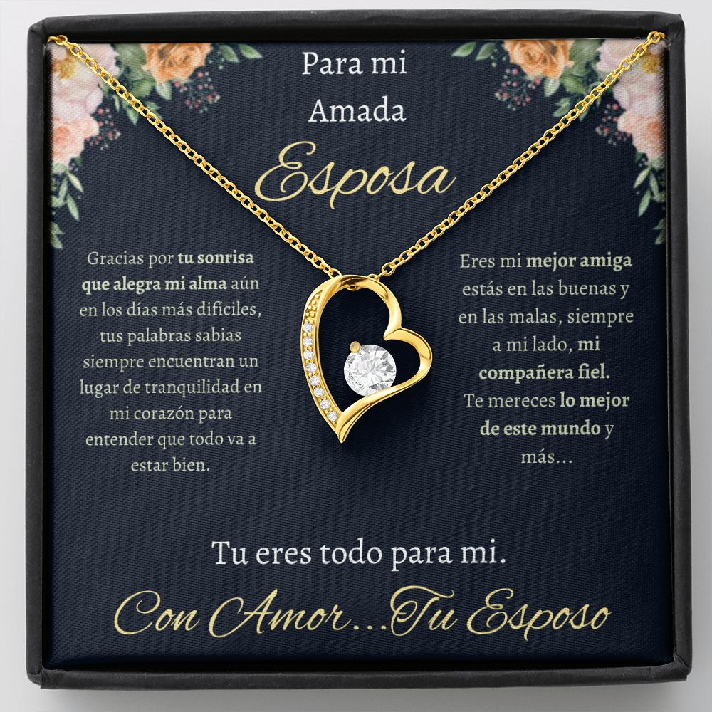Regalo Para Esposa Collar De Corazon