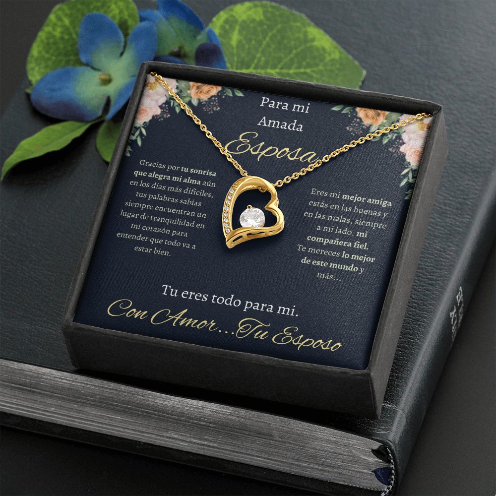 Regalo Para Esposa Collar De Corazon