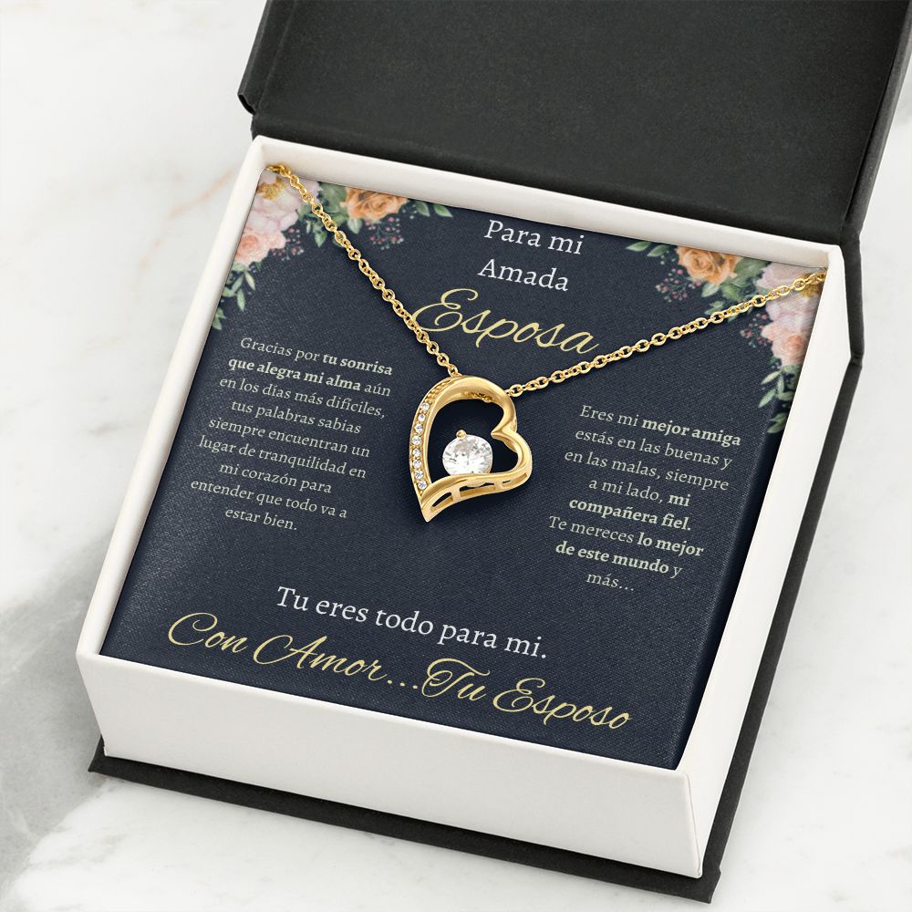 Regalo Para Esposa Collar De Corazon