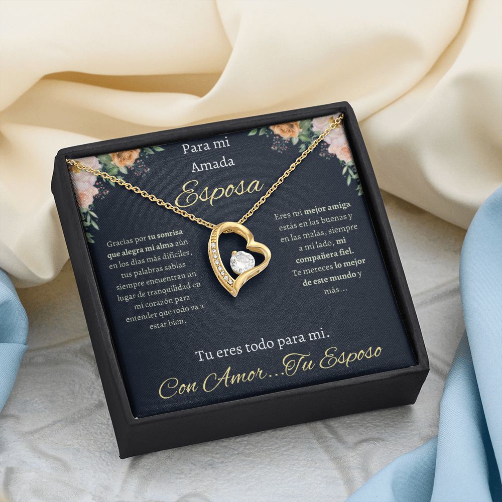 Regalo Para Esposa Collar De Corazon