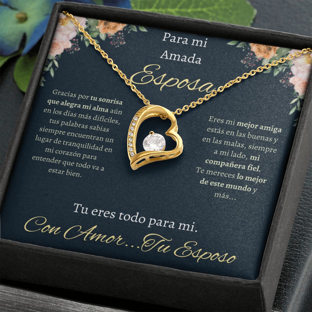Regalo Para Esposa Collar De Corazon