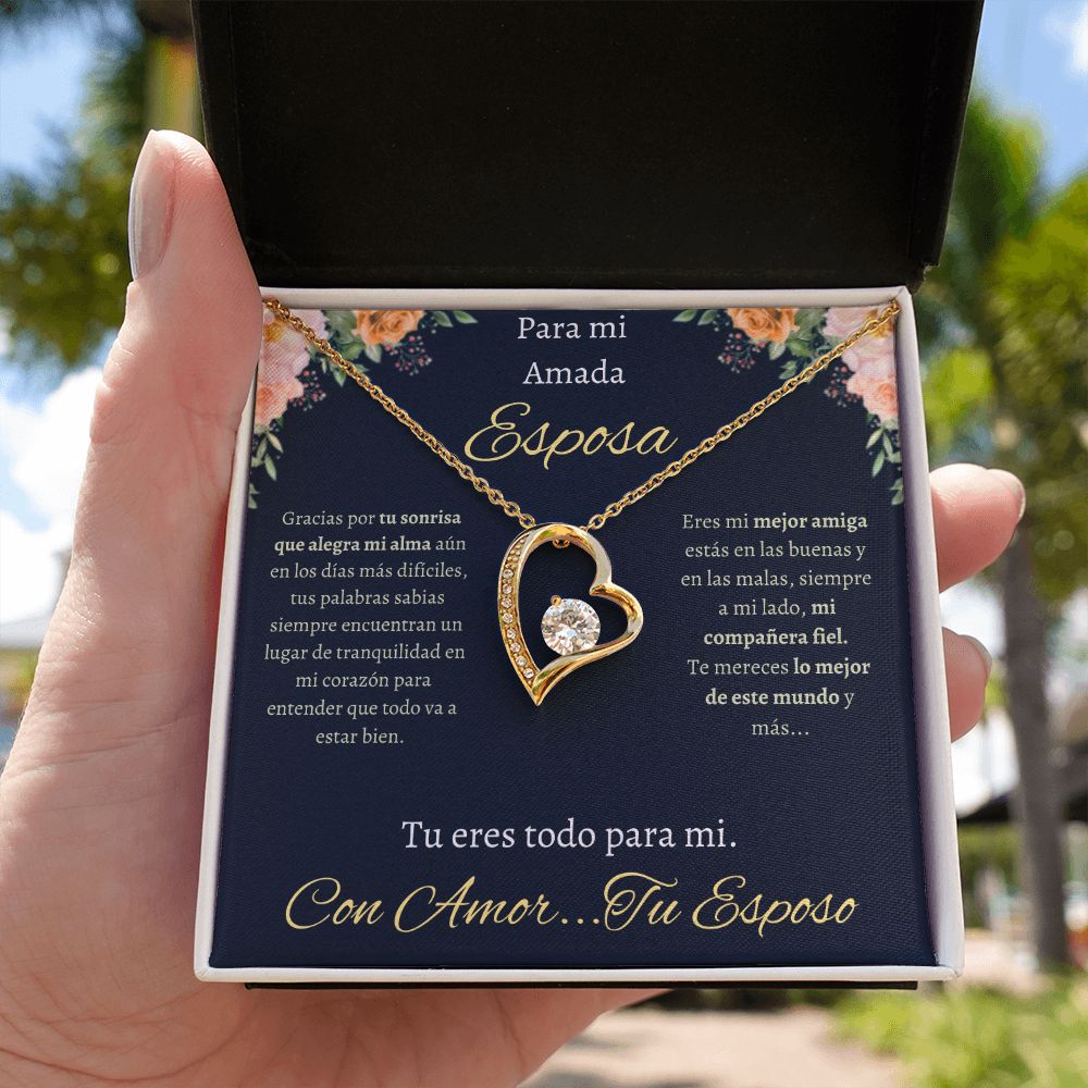 Regalo Para Esposa Collar De Corazon