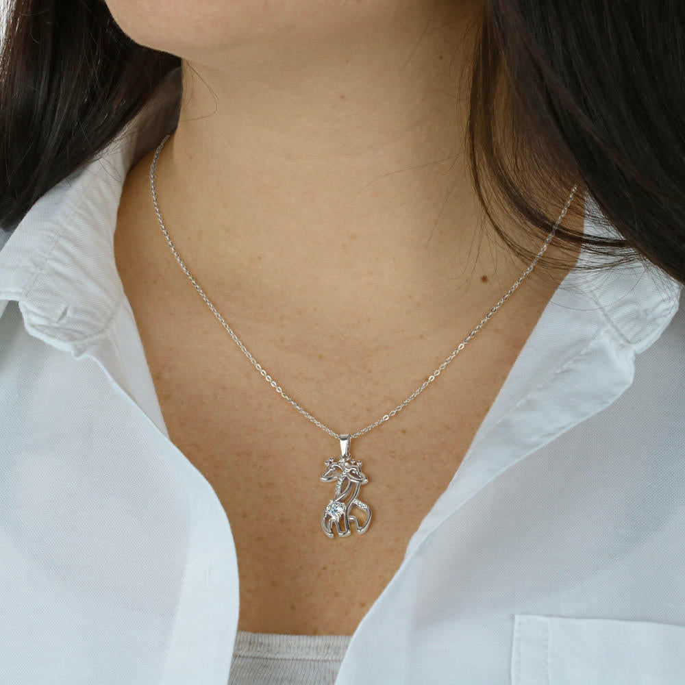 Regalo Para Mi Hija Joyeria Para Mujer Regalo de Padre a Hija Collar Con Colgante De Jirafa