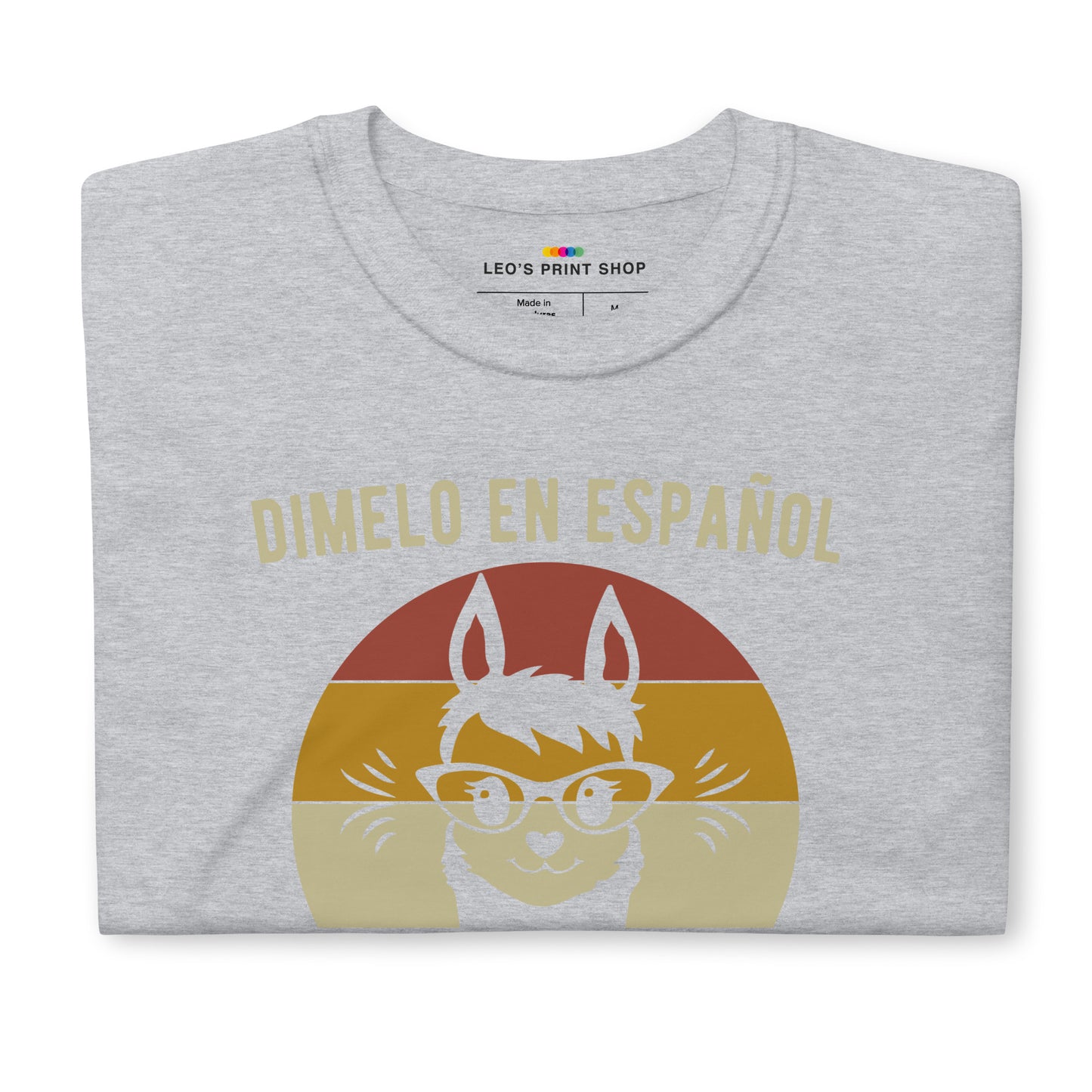 Camiseta para maestra diseño llama - Profesora de español - maestra bilngue