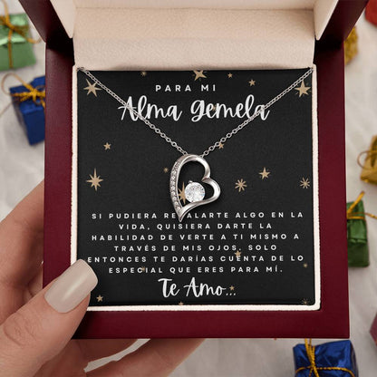 Regalo Para Mujer Collar Regalo De Cumpleaños Para Mi Novia, Pareja, Esposa Aniversario,  En Español  , Celebración Dia De La Madre , Regalo Navidad Para Mi Alma Gemela