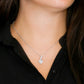 Regalo Para Esposa Set de Aros y Collar El Amor De Mi Vida Regalo Para Mujer (Style 3)