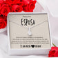 Regalo Para Esposa Set de Aros y Collar El Amor De Mi Vida Regalo Para Mujer (Style 3)