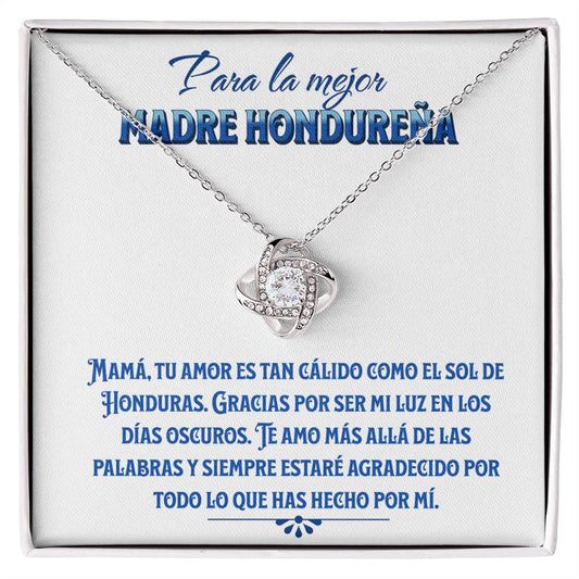 Regalo Para Mama De Honduras  En El Dia De Las Madres - Joyeria  de Regalo Para Mujer En Su Cumpleaños Joya Collar Para  La Mejor Madre Hondureña