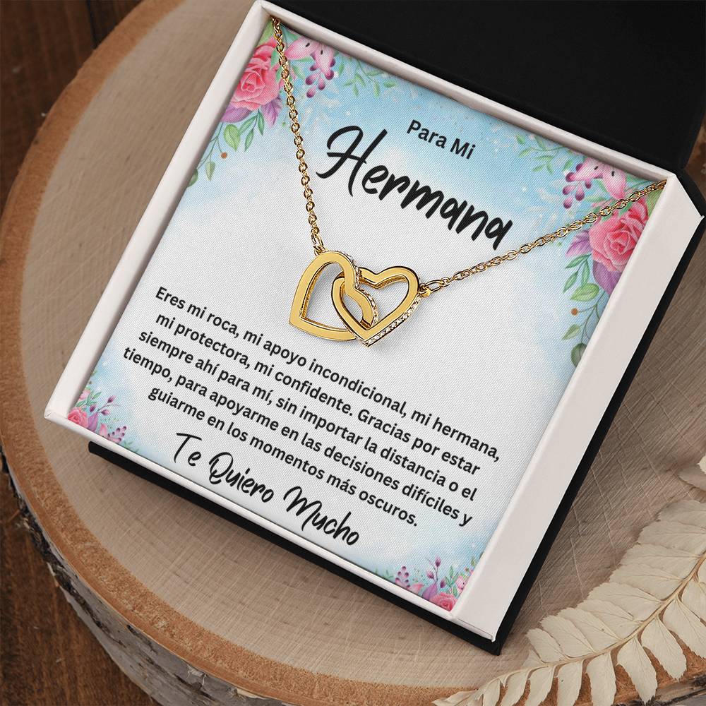 Regalo de joyería para hermana Collar Regalo de cumpleaños para hermana regalo incluye tarjeta con mensaje personalizado para hermana collar original de hermana o hermano joya sentimental para mujer