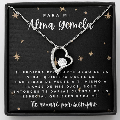 Regalo Para Mujer Joya Collar Mensaje Personalizado Para Madre Joyería Para Mamá, Regalo Aniversario de Esposo Para Esposa