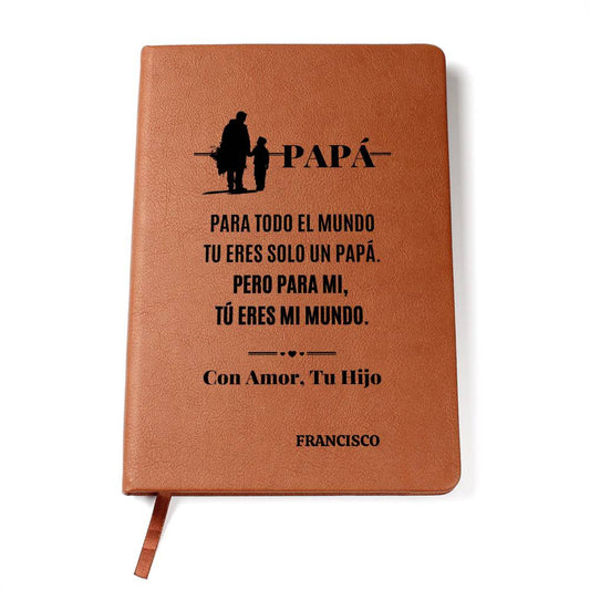 Regalo Para Papa Journal Personalizado Fom Son to Dad