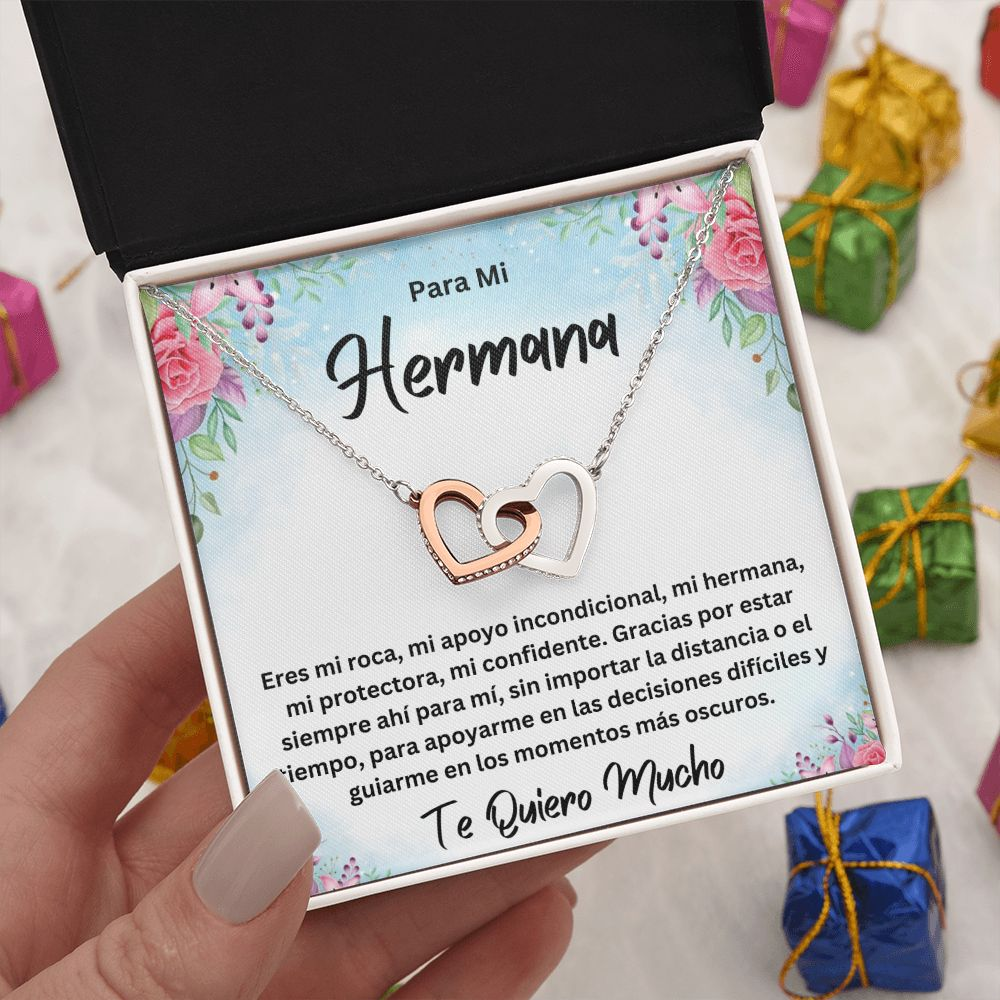 Regalo de joyería para hermana Collar Regalo de cumpleaños para hermana regalo incluye tarjeta con mensaje personalizado para hermana collar original de hermana o hermano joya sentimental para mujer