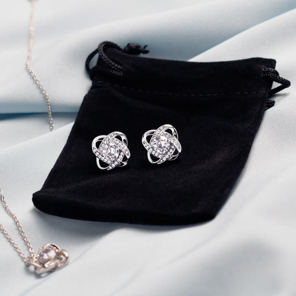 Regalo Para Mi Mejor Amiga Elegante Juego De Collar y Aretes Para Mujer Joyería Best Friend Jewelry Earring & Necklace Set