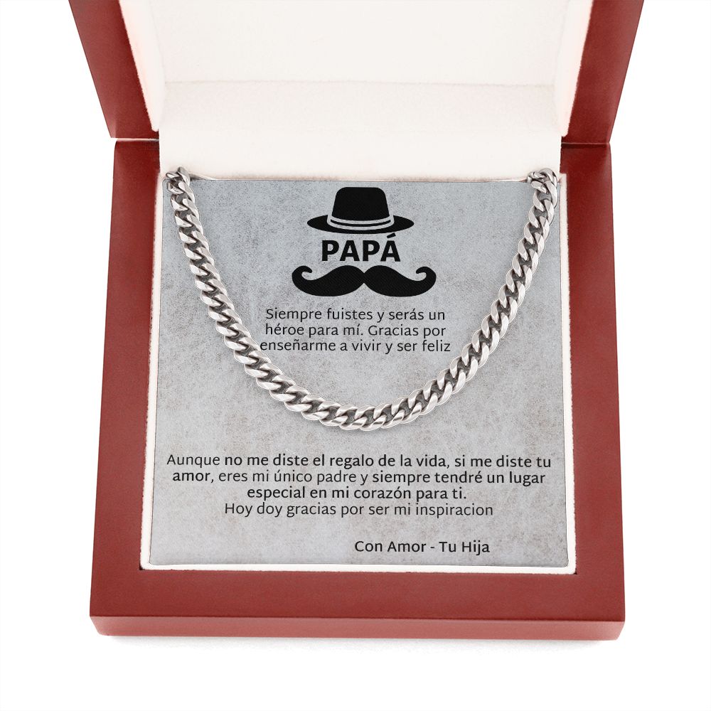 Regalo Para Papá de Hija Father and Daughter Necklace Gift Set
