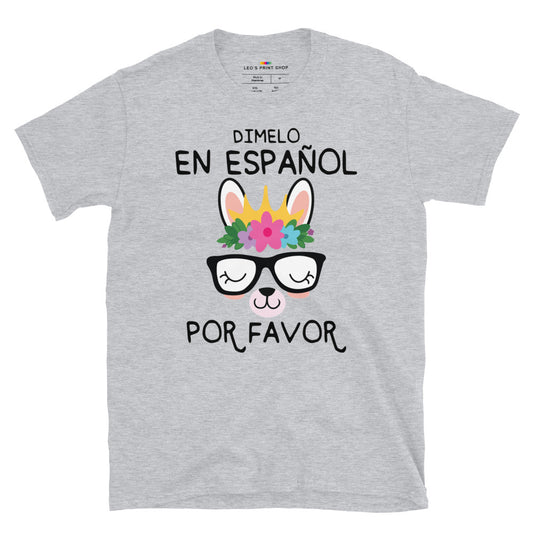 Dimelo En Espanol Bilingual Spanish Teacher Shirt